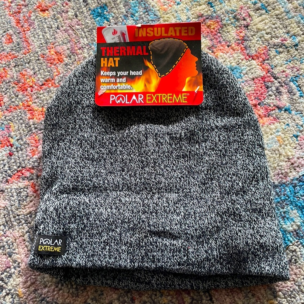 Polar Extreme Dark Grey Thermal Hat.